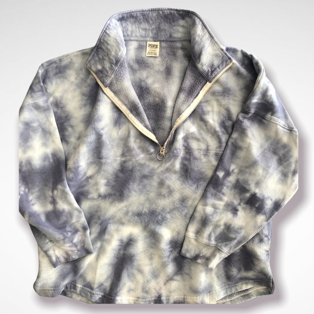 Pink Half Zip Pullover - Picture 3 of 8